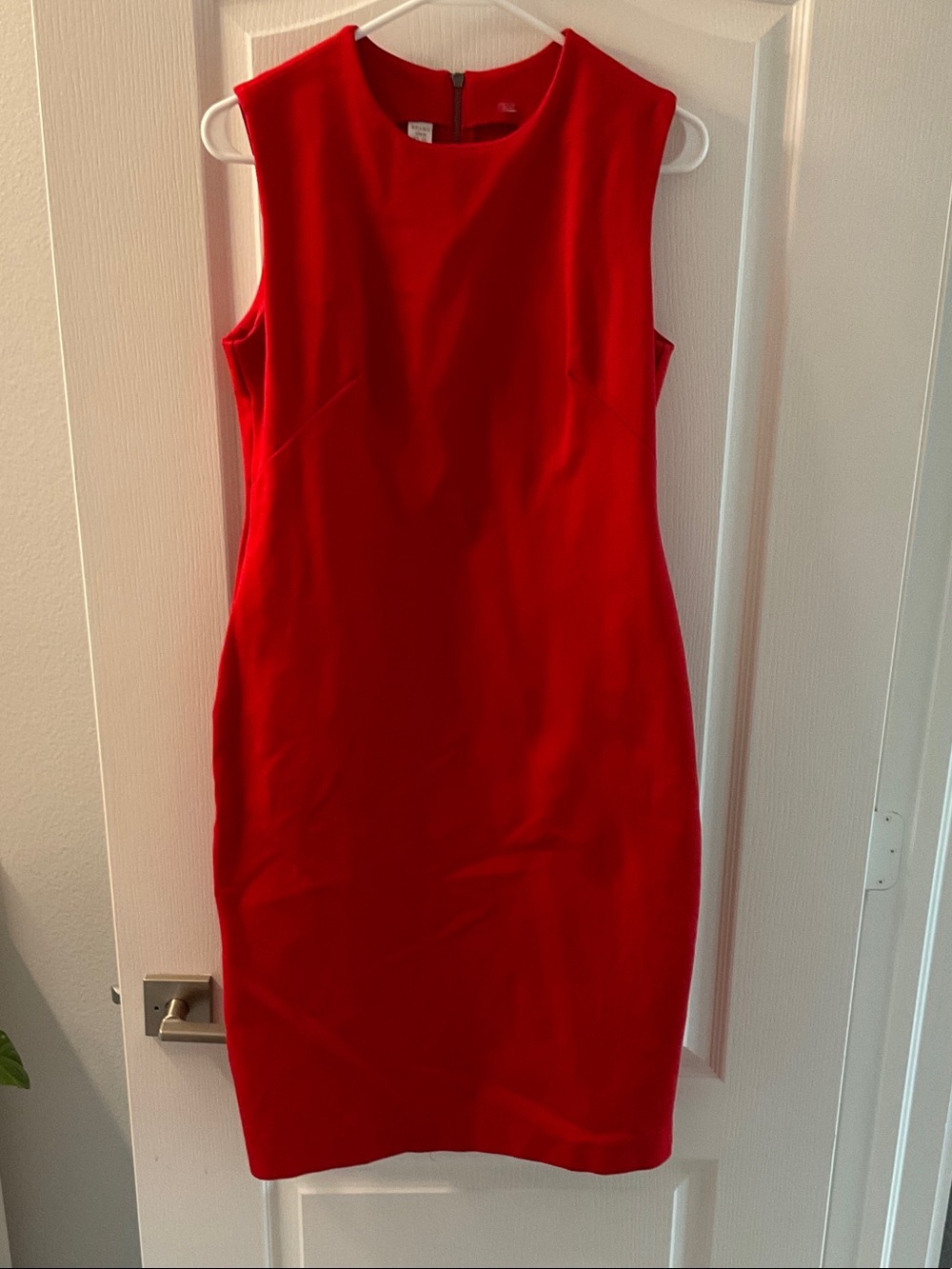 SPANX Sleeveless Red Sheath Dress